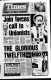 Newtownabbey Times and East Antrim Times Thursday 16 July 1987 Page 1