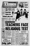 Newtownabbey Times and East Antrim Times Thursday 28 January 1988 Page 1