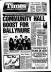 Newtownabbey Times and East Antrim Times Thursday 06 April 1989 Page 1