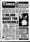 Newtownabbey Times and East Antrim Times Thursday 26 October 1989 Page 1