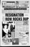 Newtownabbey Times and East Antrim Times Thursday 25 March 1993 Page 1