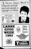 Newtownabbey Times and East Antrim Times Thursday 17 June 1993 Page 18
