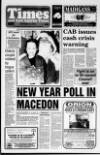 Newtownabbey Times and East Antrim Times Thursday 01 December 1994 Page 1