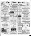 Ripon Gazette Thursday 25 July 1889 Page 1