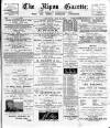 Ripon Gazette Saturday 05 October 1889 Page 1