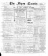 Ripon Gazette Thursday 08 July 1897 Page 1