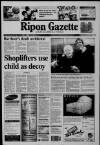 Ripon Gazette Friday 02 April 1999 Page 1