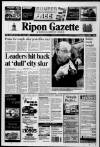Ripon Gazette Friday 10 March 2000 Page 1
