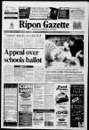 Ripon Gazette Friday 17 March 2000 Page 1