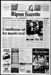 Ripon Gazette Friday 31 March 2000 Page 1