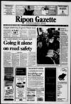 Ripon Gazette Friday 08 December 2000 Page 1