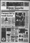 Ripon Gazette Friday 12 January 2001 Page 1
