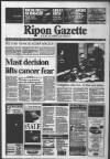 Ripon Gazette Friday 26 January 2001 Page 1