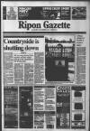 Ripon Gazette Friday 02 March 2001 Page 1