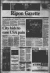 Ripon Gazette Friday 21 September 2001 Page 1
