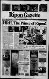 Ripon Gazette Friday 25 October 2002 Page 1