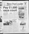 Blyth News Post Leader Thursday 29 January 1998 Page 1