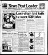 Blyth News Post Leader Thursday 12 October 2000 Page 1