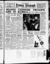 Peterborough Evening Telegraph Thursday 09 November 1950 Page 1