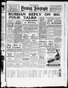 Peterborough Evening Telegraph Thursday 01 March 1951 Page 1