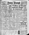 Peterborough Evening Telegraph Thursday 14 January 1954 Page 1