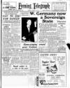 Peterborough Evening Telegraph Friday 18 March 1955 Page 1