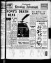 Peterborough Evening Telegraph Saturday 01 June 1963 Page 1