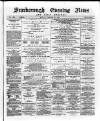 Scarborough Evening News Monday 14 January 1889 Page 1