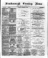 Scarborough Evening News Tuesday 03 December 1889 Page 1