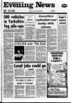 Scarborough Evening News Monday 10 February 1986 Page 1