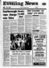 Scarborough Evening News Friday 28 February 1986 Page 1