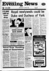 Scarborough Evening News Wednesday 19 March 1986 Page 1