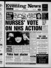 Scarborough Evening News Friday 29 January 1988 Page 1