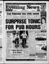 Scarborough Evening News Friday 29 July 1988 Page 1
