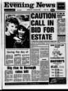 Scarborough Evening News Thursday 12 January 1989 Page 1