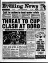 Scarborough Evening News Friday 29 September 1989 Page 1