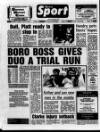 Scarborough Evening News Monday 04 December 1989 Page 32