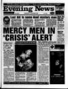Scarborough Evening News Wednesday 06 December 1989 Page 1