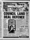 Scarborough Evening News Friday 13 April 1990 Page 1