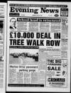 Scarborough Evening News Monday 16 July 1990 Page 1