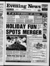 Scarborough Evening News Wednesday 10 October 1990 Page 1