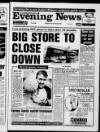 Scarborough Evening News Monday 29 October 1990 Page 1