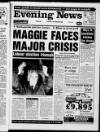 Scarborough Evening News Friday 02 November 1990 Page 1