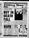 Scarborough Evening News Tuesday 27 November 1990 Page 1
