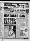 Scarborough Evening News Thursday 06 December 1990 Page 1