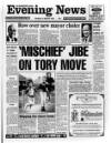 Scarborough Evening News Tuesday 03 March 1992 Page 1