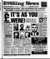 Scarborough Evening News Thursday 17 September 1992 Page 1