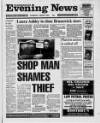 Scarborough Evening News Thursday 11 March 1993 Page 1