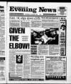 Scarborough Evening News Thursday 12 August 1993 Page 1