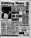 Scarborough Evening News Tuesday 12 October 1993 Page 1